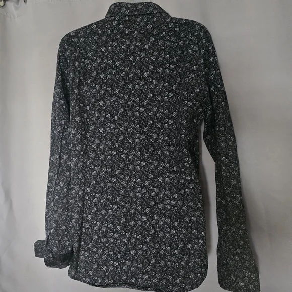 EXPRESS 3 Mens Black and Patterned Button-Up Shirt Bundle - Picture 3 of 13